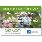 HPWP-17.6 - 2017 Edition 6 - Watchtower - "What Is The Best Gift Of All?" - Table